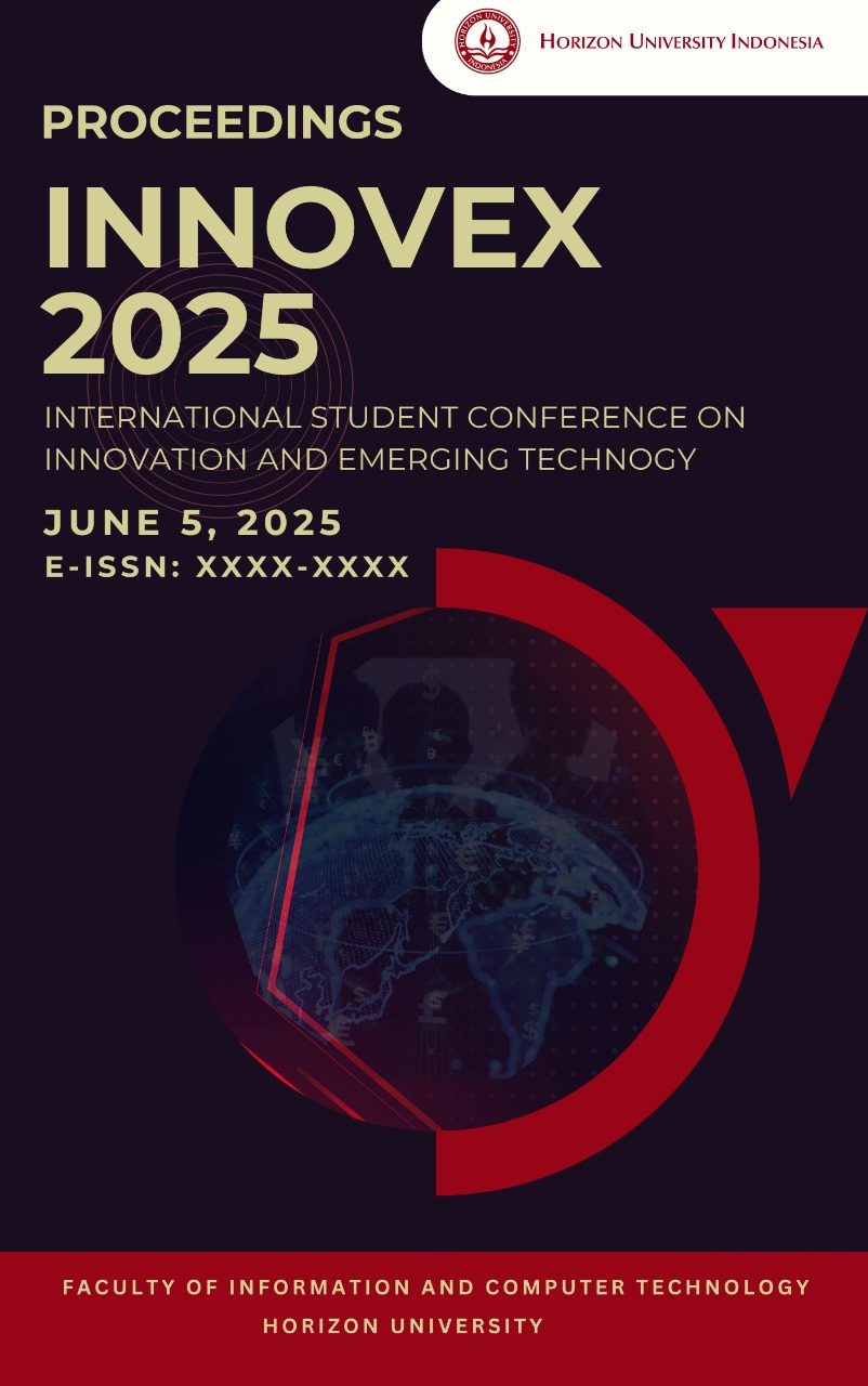 					View Vol. 1 No. 1 (2025): Innovex 2025
				